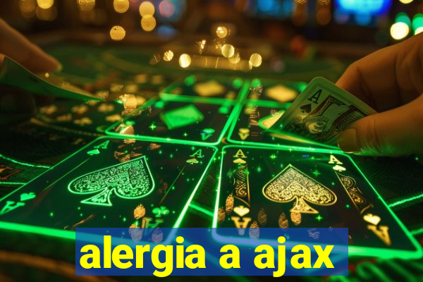 alergia a ajax